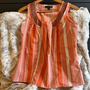 Banana Republic Camisole Cream and Orange